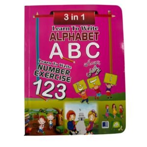 3 in 1 Learn to Write – Alphabet, Numbers & Urdu Writing