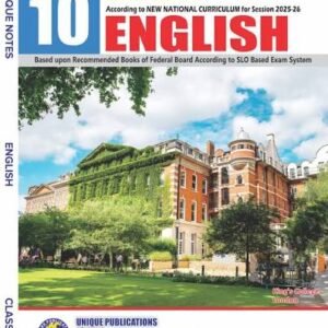 Unique Notes English Federal Board 10th