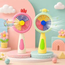LED Rechargeable Handheld Mini Fan