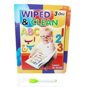 3-in-1 Wipe & Clean – Learn to Write (ABC, Numbers & Urdu)