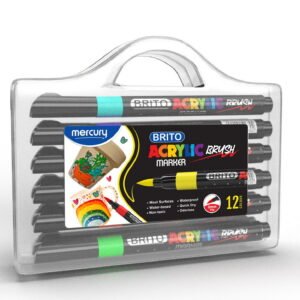 Mercury Acrylic Marker Brush  (12)